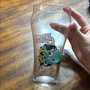Rare Coca Cola Woody Wagon Collectible Coke Glass